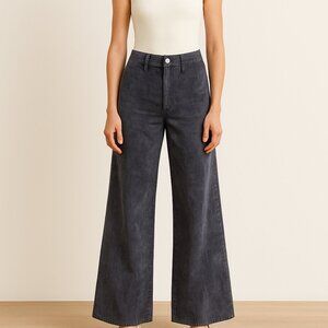 Universal Thread High Rise Sailor Wide Leg Super Stretch Jeans Size 4 NWT